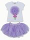 Костюм Девочкам Bonito Белый; Сиреневый Цветок (фото 1)