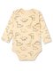 Боди Новорождённым Армения Бежевый Динозаврики (фото 1)