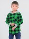 Рубашка Мальчикам Bonito Зелёный; Чёрный Клетка (фото 1)