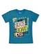 Футболка Мальчикам Весёлый супер далматинец Бирюзовый Надпись (фото 1)