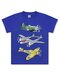 Футболка Мальчикам Bonito Ультрамарин Самолёты (фото 1)