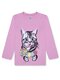 Лонгслив Девочкам Bonito Розовый Кошка (фото 1)