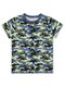 Футболка Мальчикам Bonito Серо-синий Камуфляж (фото 1)