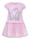Платье Девочкам Лунёва Розовый Лебеди (фото 1)