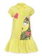 Платье Девочкам Лунёва Жёлтый Зебра (фото 1)