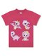 Футболка Девочкам Bonito Коралловый Динозаврики (фото 1)