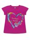 Футболка Девочкам Bonito Малиновый Сердце (фото 1)