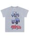 Футболка Мальчикам Bonito Серый меланж Машинки (фото 1)