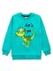Джемпер Мальчикам Baby style Изумрудный Динозавр (фото 1)