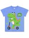 Футболка Мальчикам Bonito Синий светлый Динозавр (фото 1)