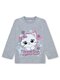 Лонгслив Девочкам Bonito Серый меланж Кошка (фото 1)