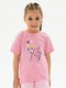 Футболка Девочкам Takro Розовый Котик (фото 1)