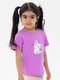 Футболка Девочкам Takro Лиловый Кошка (фото 1)