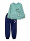Костюм Девочкам Bonito Мятный; Чернильный Динозавр (фото 1)