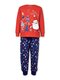 Пижама Мальчикам Лунёва Красный; Синий тёмный Дед Мороз (фото 1)