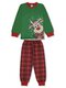 Пижама Мальчикам Bonito Зелёный; Красный Олень (фото 1)