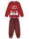 Пижама Мальчикам Bonito Красный Снеговики (фото 1)