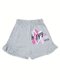 Шорты Девочкам Bonito Серый меланж Сердце (фото 1)